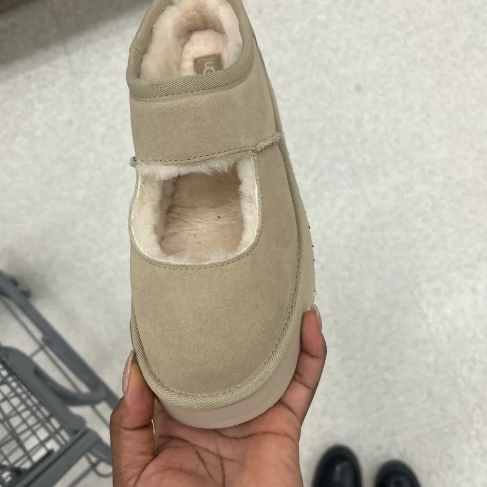 UGG Women's Slip-On Shearling Mule - Sand - Picture 2 of 5